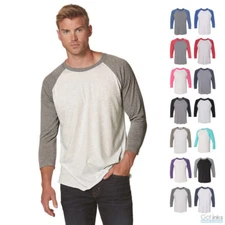 Next Level Premium Triblend Raglan 3/4 Sleeve Baseball Tee Unisex T-Shirt 6051