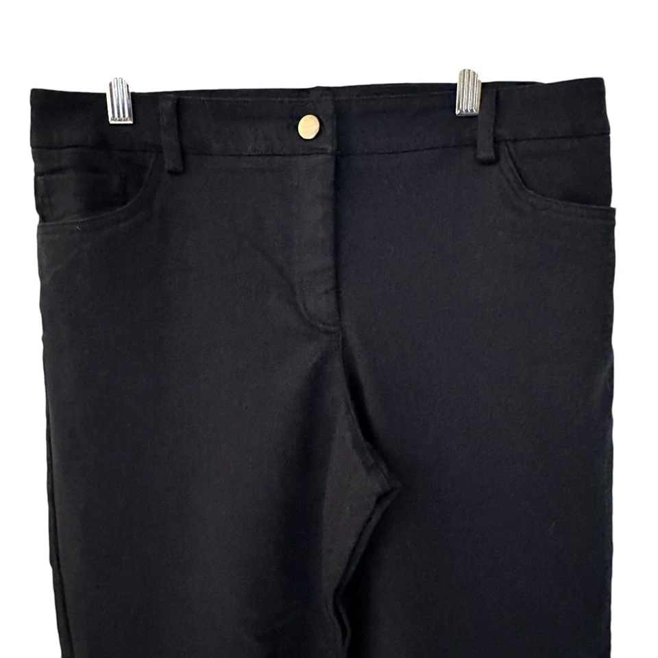 Pantalones Cortos Elliott Lauren Azul Oscuro Elásticos con Cremallera Bolsillos Talla 8 Foto 4 de 4