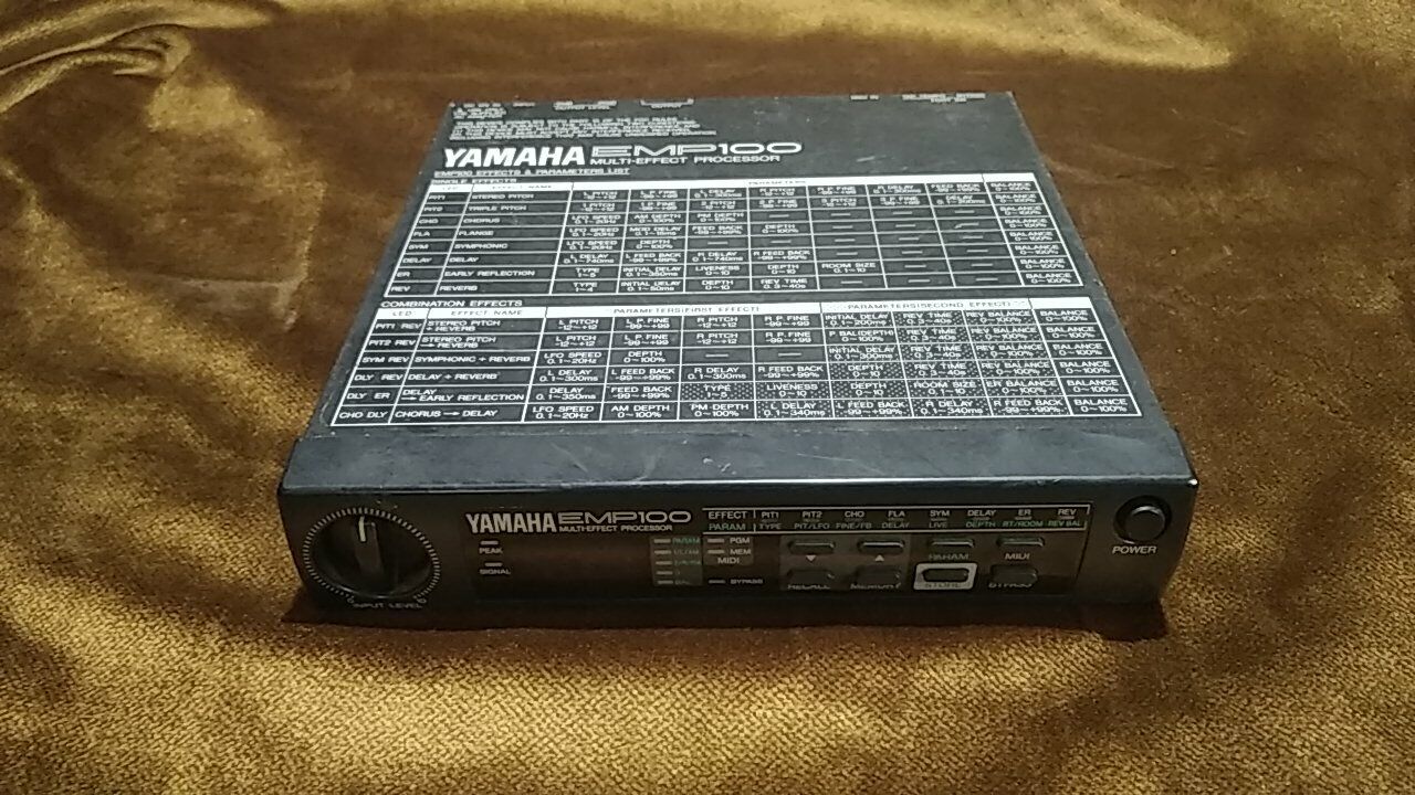 Yamaha Max 89% OFF emp-100 Effects multieffetto Guitar Processor Plant Voice Credence