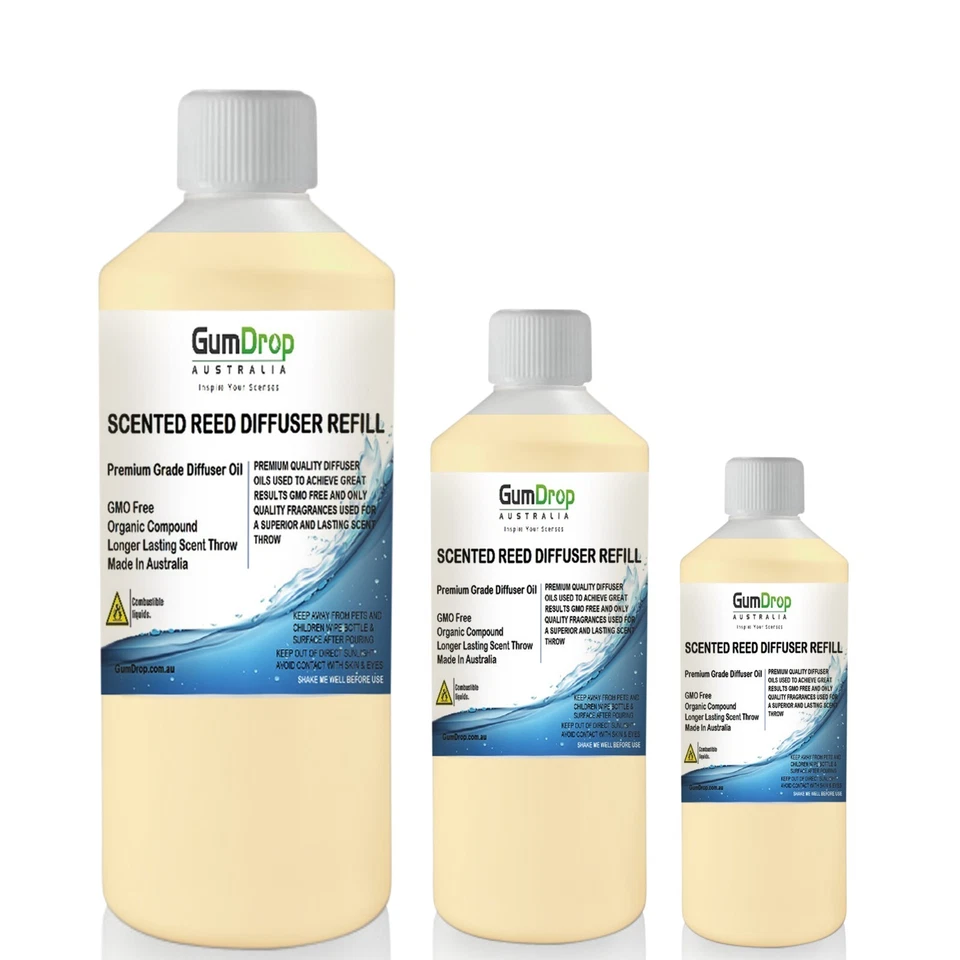 HIGHLY SCENTED REED DIFFUSER REFILLS - 1LT Many Fragrances - image 3 of 4