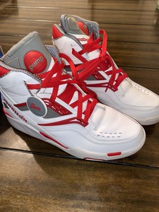 Reebok TWILIGHT ZONA BOMBA Clásico blanco/RBK rojo/gris del ferrocarril |  eBay
