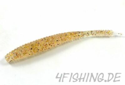 Lucky John Pro Series ''S-Shad'' 3,8'' (9,6 cm) in GOLD MIRROR