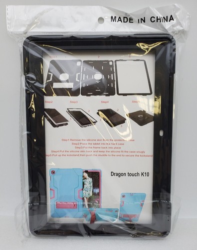 Dragon Touch K10 Case Black Protector Case - 第 1/10 張圖片