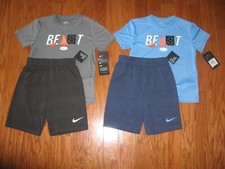 Nike 2 Piece T-Shirt  Shorts Outfit Set Boys Size 4/ 5/ 6/ 7 NWT