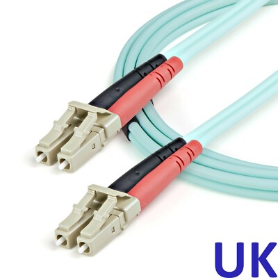StarTech.com 1 m Glasfaserkabel 10 GB Aqua Multimode-Duplex 50/125 LSZH -LC/LC