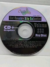 Chartbuster Karaoke CD Graphics Hot Country Hits 232 - CBCDG-60232 - 15 Songs