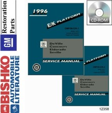 1996 Cadillac DeVille, Concours, Eldorado, Seville Factory Shop Service Manual