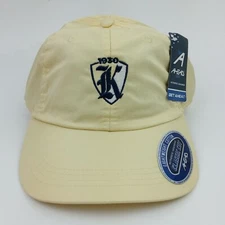 Kenwood Country Club K-1930 Golf Hat Strapback Cap Adjustable Yellow AHEAD USA