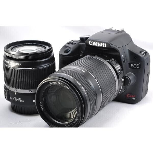 Canon EOS kiss X3 Rebel T1i 500D Digital Camera Body w/Two Canon EOS kiss X3 Rebel T1i 500D Digital Camera Body w/Two