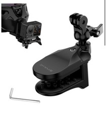 Motorcycle Helmet Chin Clamp Mount for GoPro and Other Action Cameras