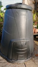 BLACKWALL Composter Bin Black - Food Waste Recycling Garden Compost, used.