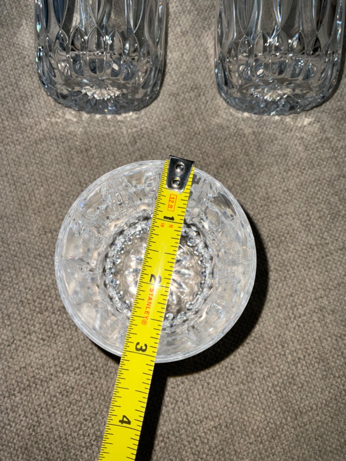 Gorham Crystal Rocks Glasses Sundance Double Old Fashion (Set of 3) See Pics