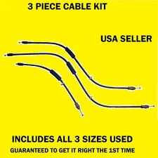 Door Latch Cable Kit fits 2007-14 Chevy Silverado GMC Sierra Inside Door Handle