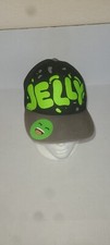 Jelly Youth Hat Cap Adjustable Strapback Green On Black