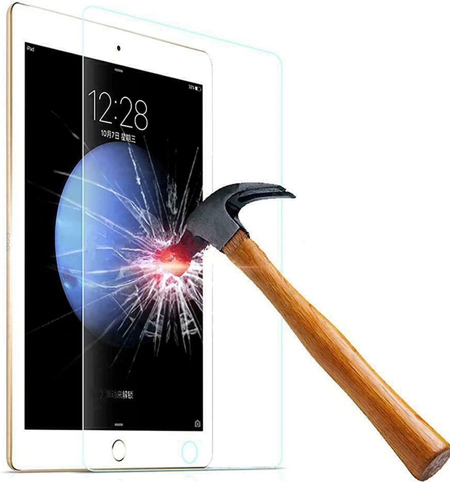 2X Tempered Glass Screen Protector For Apple iPad 10th 9th 8th 7th 6th  Air mini - Image 3 of 4