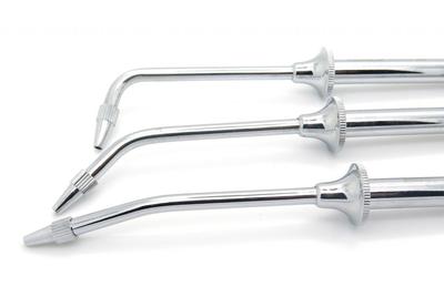 3 Pcs Dental Curved Syringes 2.5mm Amalgam Bone Grafting Surgical