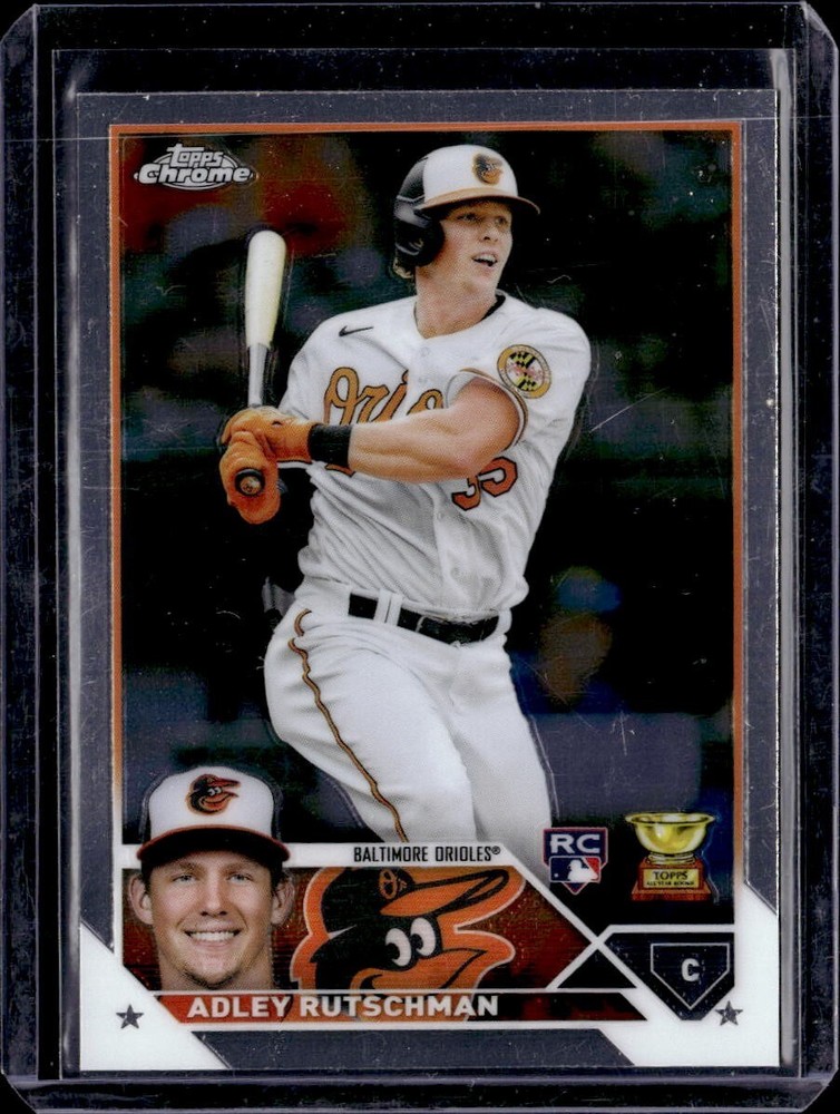 2023 Topps Chrome Adley Rutschman #1 Rookie Gold Cup RC
