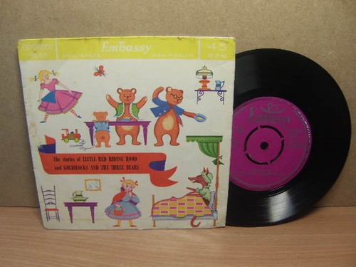 Little Red Riding Hood Goldilocks + Three Bears – 1960 EP Embassy WEP 1051