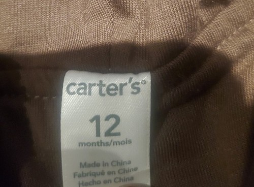 Carter's Monkey Brown Halloween Costume Size 12 Months - Picture 4 of 4