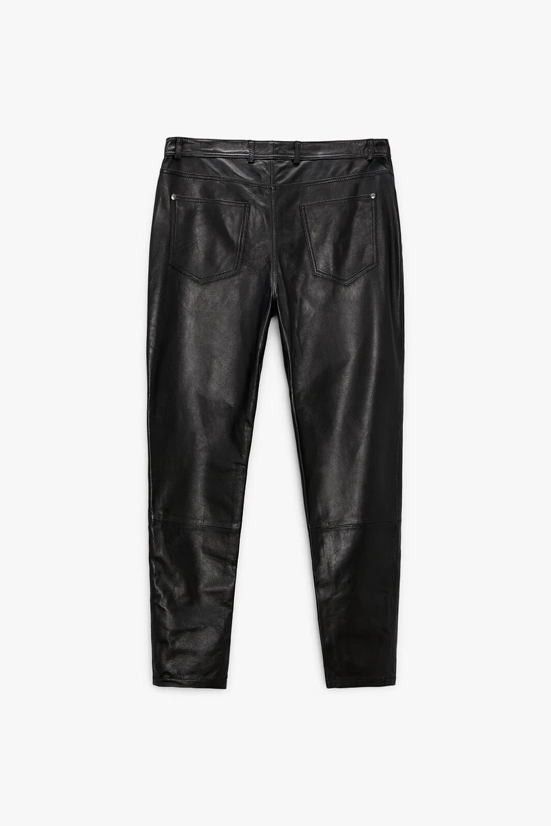 Faux leather pants mens zara hotsell