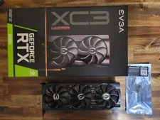 EVGA GeForce RTX 3080 XC3 ULTRA Gaming 10GB GDDR6X Graphics Card