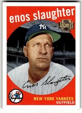 2001 Topps Archives Enos Slaughter #110