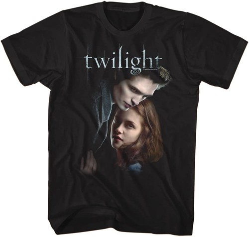 American Classics Twilight Edward and Bella Movie Poster T Shirt Black Official