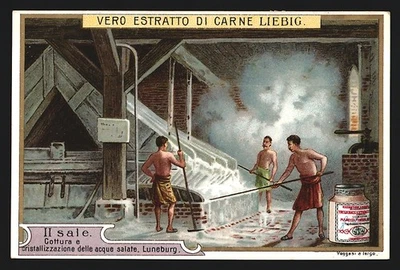 Image de collection Liebig, Luneburg, Il sale, Gottura e cristallizzazione... - Photo 1/2