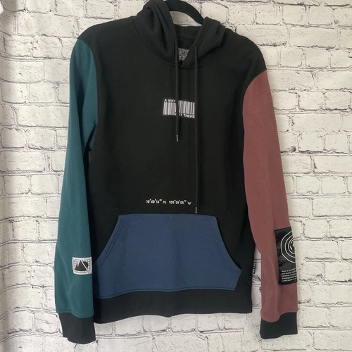 VETEMENTS Felpa con cappuccio Brooklyn Cloth We Were Nowhere Now Here We Are taglia Medium