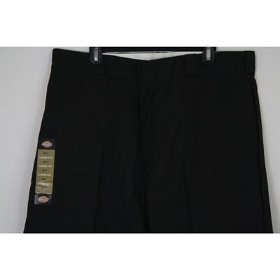 NWT Dickies 85283BK Black Double Knee Loose Fit Work Pants Mens 38