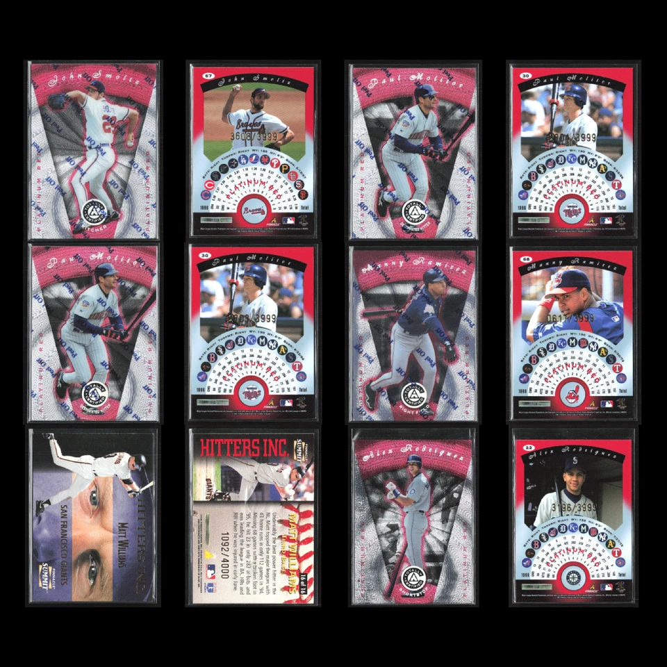Serial #'d Lot 50 Baseball Cards Dealer Bulk Wholesale Fleer Pinnacle Playoff - Image 3 of 4