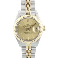 Rolex Datejust 69173 26 mm Gilt Dial 18ct Gold Bi-Metal Jubilee 1990 Watch