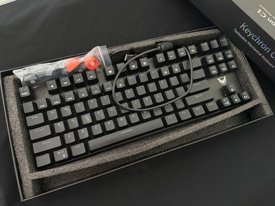 KEYCHRON C1 TENKEYLESS MECHANICAL GAMING KEYBOARD NEW! BLUE SWITCHES