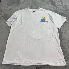 Vintage 90s Yahoo Tech Promo T-Shirt Hanes Beefy White Large Rare Internet Logo