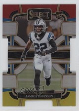 2023 Panini Select Concourse Red & Yellow Prizm Die-Cut Jammie Robinson #15 1g2v