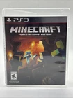 MINECRAFT PLAYSTATION 3 PS3 NO MANUAL RATED E10+ FANTASY MOJANG