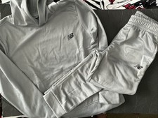 New Balance 2Pc Fleece Line Hoodie  Jogger Set So 14 Gray NWOT