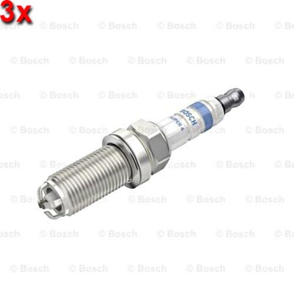 BOSCH 3x Spark Plug For CITROEN FIAT HYUNDAI INFINITI KIA SMART 92-21 0242232515