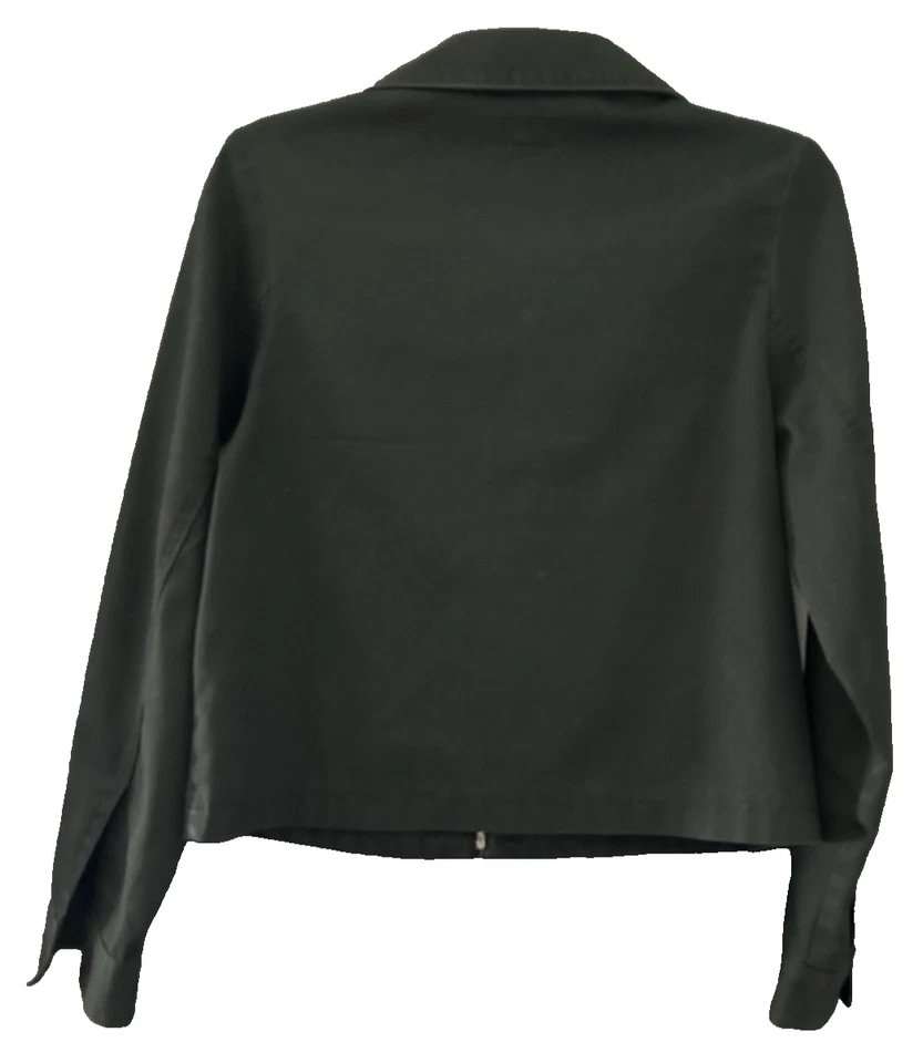 Chaqueta de Trabajo Dickies Vintage Algodón Negro Cremallera Años 90 Mujer’s Mediana FUEGO Foto 2 de 4