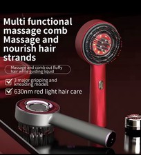 Electric Scalp Massager Comb Hair Growth, Red Light Therapy Brush Head Massager