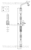 Hydraulikschlauch Servoleitung - Triscan 8516 17001
