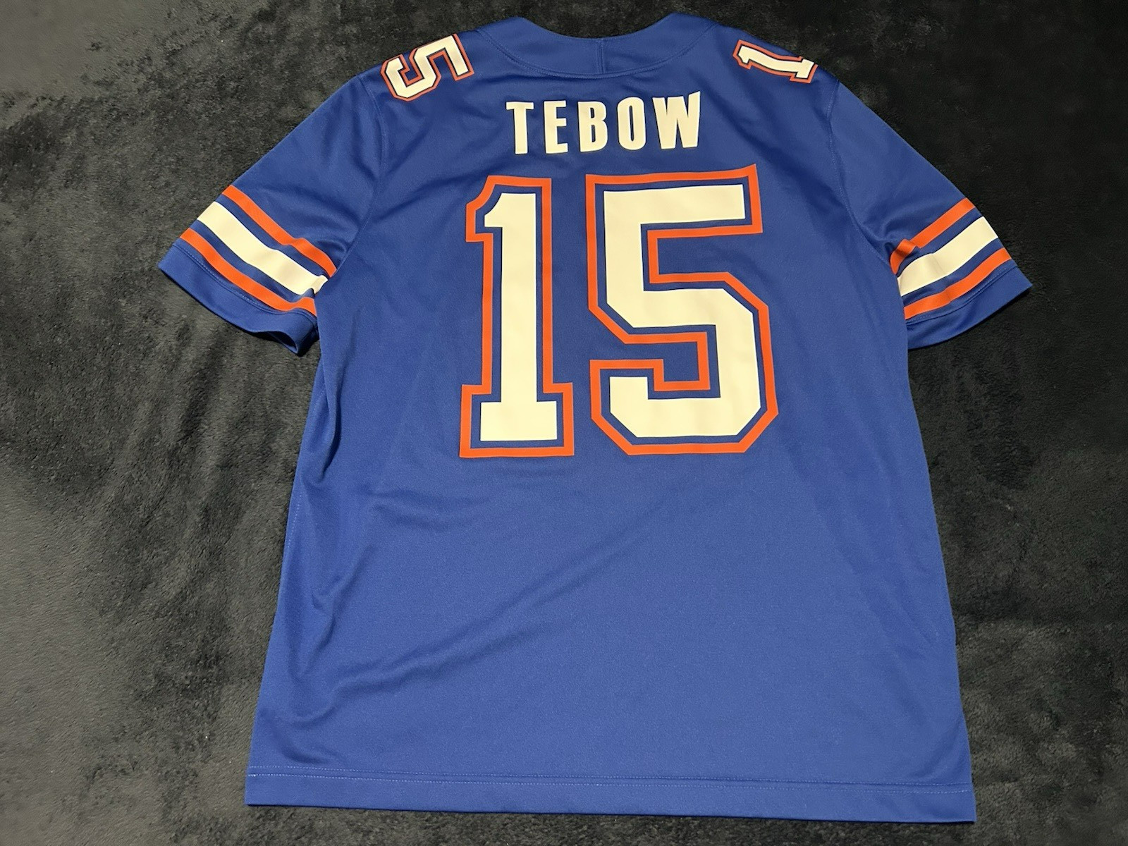 Jordan TIM TEBOW #15 Florida Gators Jersey Men XL Blue Ring of Honor Patch