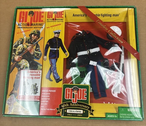 GI JOE Action Marine Dress Parade Timeless Collection 40th Anniversary NIB 12"