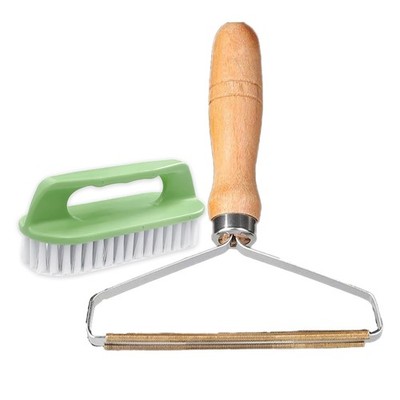PackPioneer Fusselroller & Teppichreinigungsbürste Set - wiederverwendbar 500, weiß 