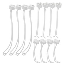 Enchufe base cerámica 30 piezas: enchufe lámpara con base cerámica para G 5.3 Gu5.3 Mr16