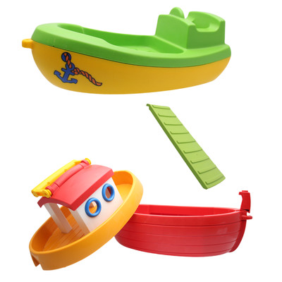 PLAYMOBIL 123 My Takeaway Noah's Ark Toy Set - Floating Ark With Animals & Figures, 31x18x18 Cm
