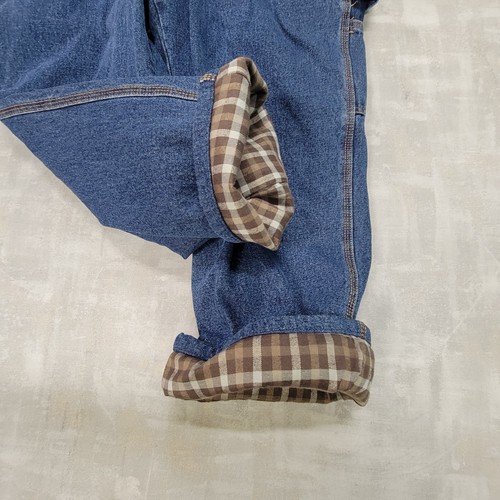 Guide Gear Mens 42x27 (tag 42x30) Straight Leg Denin Blue Carpenter Jeans lined - Picture 4 of 14
