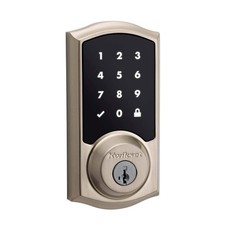 Kwikset SmartCode 916 Z Wave Smart Lock Keyless Touchscreen Satin Nickel