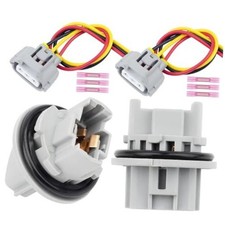 Front Turn Signal Light Socket, Tail Lamp Holder with Wire Harness Connector