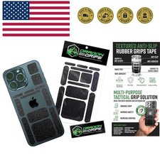 13 Pcs Rectangular Rubber Grip Tape, Rubberized Grip Stickers for Phone Case,...